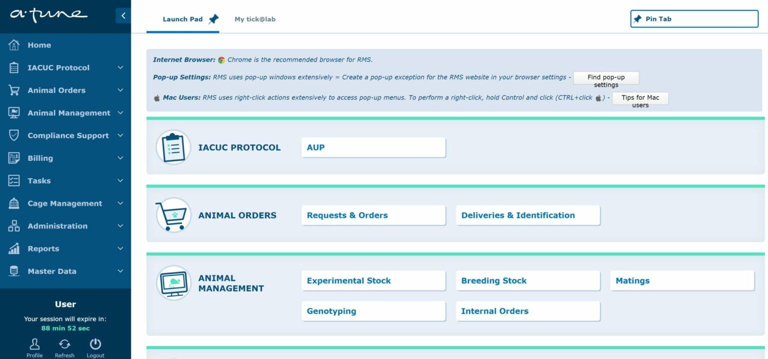 Getting Started – Main Menu – UCI Office of Research